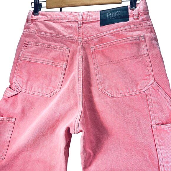 BDG Urban Outfitters High Rise Carpenter Jeans Pants Pink Denim 26 Womens - Picture 1 of 16